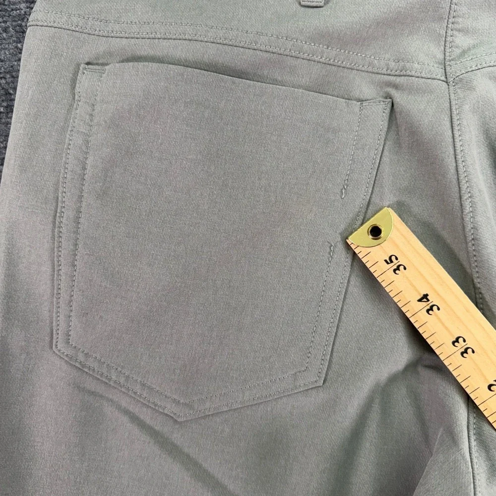 Public Rec Pants Men 34x34 (Fits 34x32) Grey Workday Performance Stretch‎ Golf